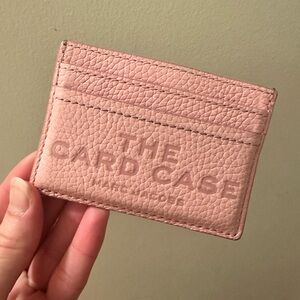 Marc Jacobs Blush Pink Leather Card Holder